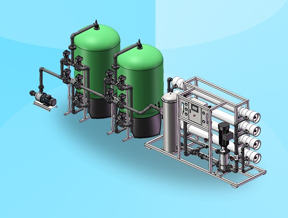8吨/时 反渗透设备，海南水处理生产厂家长期提供纯水设备